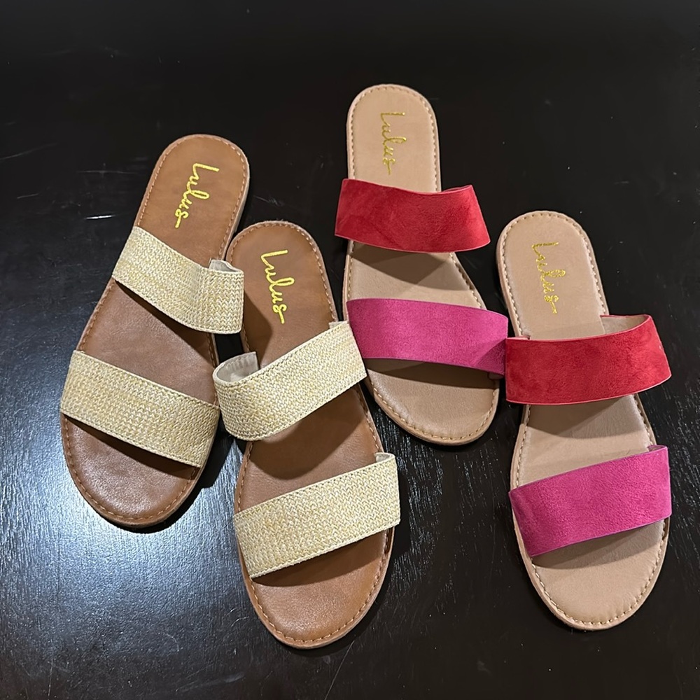 Lulu’s Sandals Bundle (2) - Size 10